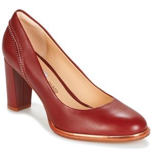 NWT Clark’s Cushion Ellis Edith rust pumps 7.5m
